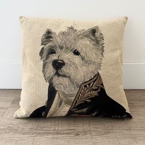 Poncelet Westie West Highland Terrier Pillow